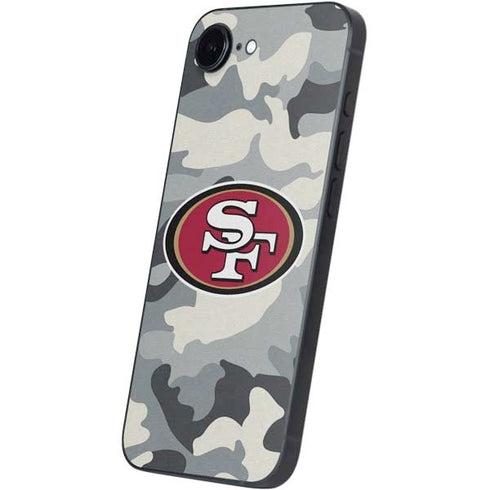 NFL San Francisco 49ers Camo iPhone 16e Skin